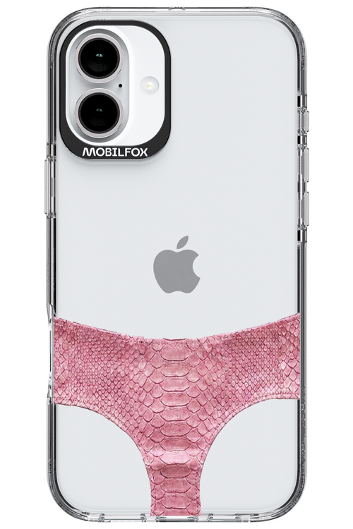 Snake Leather Panties Transparent 2.0 - Apple iPhone 16 Plus