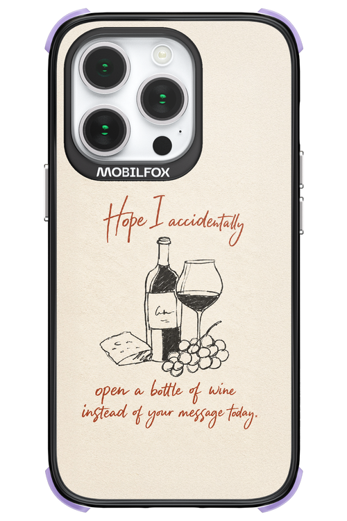 Bottle of wine 2.0 - Apple iPhone 14 Pro