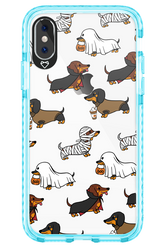 Scary Dachshund (Transparent) - Apple iPhone X