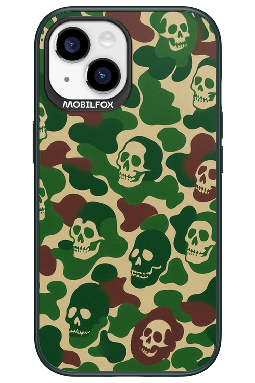 Camo Skull - Apple iPhone 15