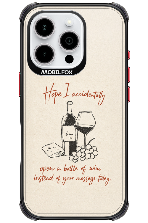 Bottle of wine 2.0 - Apple iPhone 16 Pro