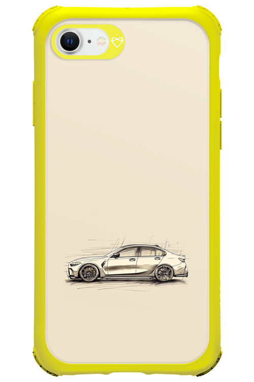 Sketch Car - Apple iPhone SE 2022