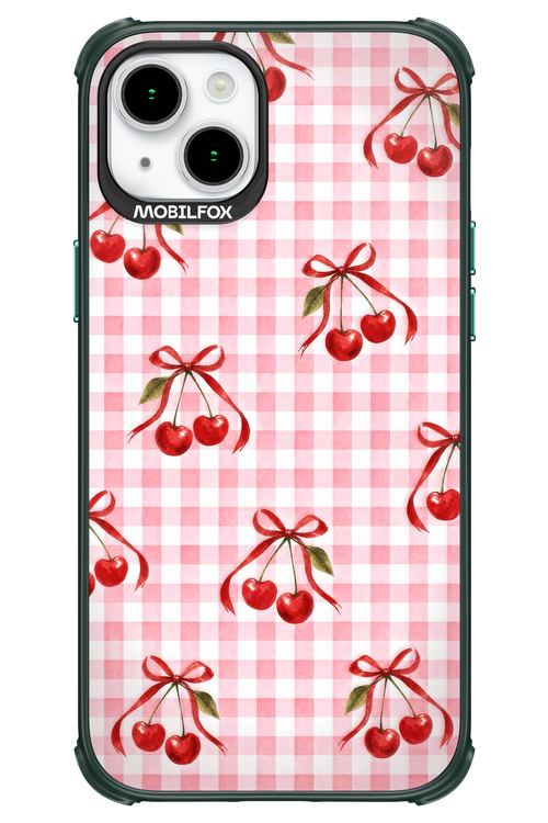 Pink Cherry Checked 2.0 - Apple iPhone 15 Plus