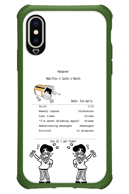 hangover - Apple iPhone X