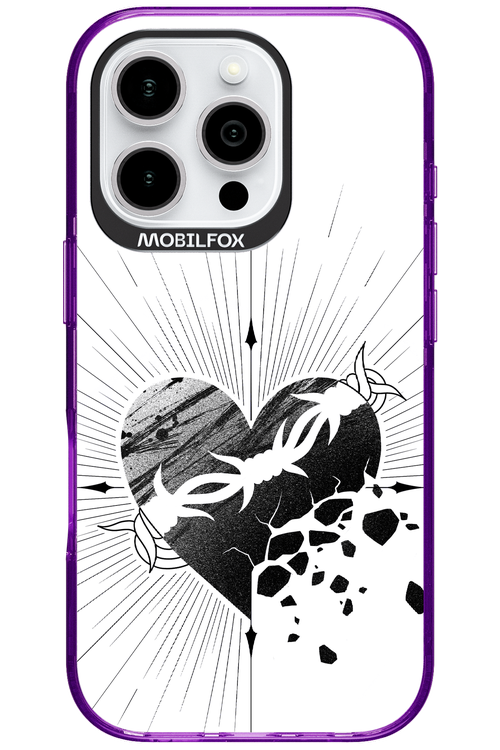 Fekete Szív 2.0 - Apple iPhone 16 Pro