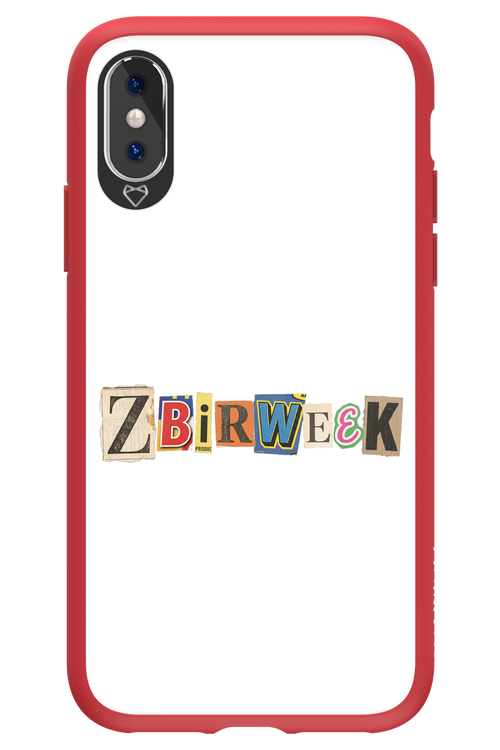 Zbirweek (white) 2.0 - Apple iPhone XS