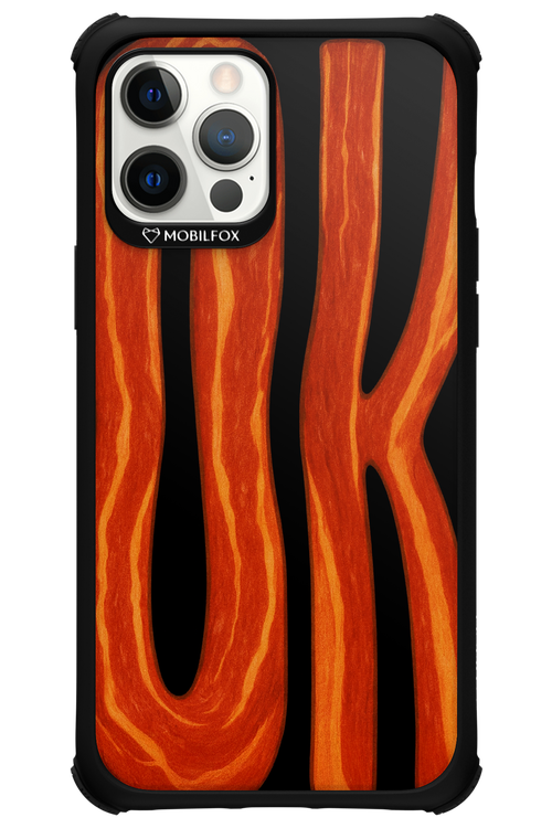 OK (Black-Red) - Apple iPhone 12 Pro Max