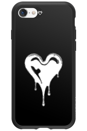 Heart Black - Apple iPhone SE 2020