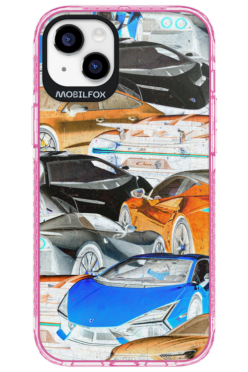 Car Montage Negative - Apple iPhone 14 Plus