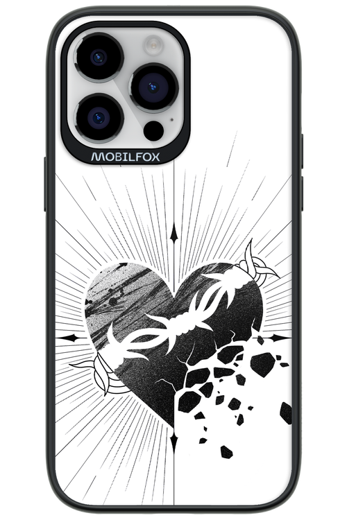 Fekete Szív - Apple iPhone 14 Pro Max