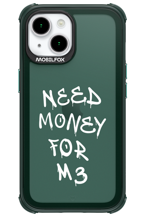 Need M3 Transparent White - Apple iPhone 15