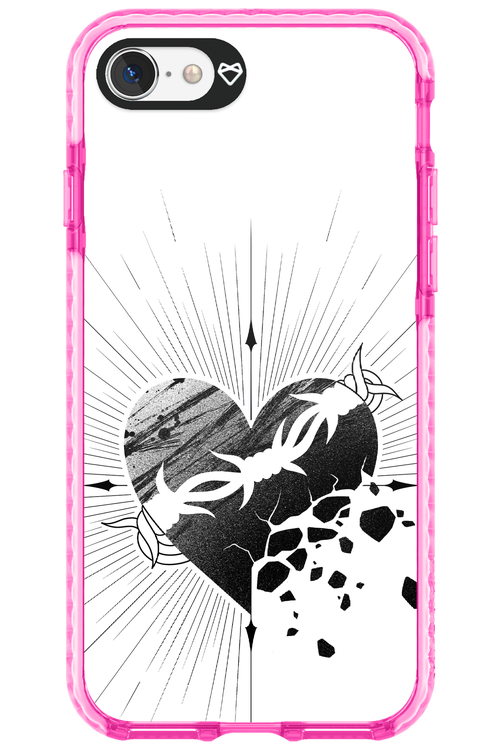 Fekete Szív - Apple iPhone 7