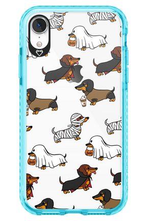 Scary Dachshund (Transparent) - Apple iPhone XR