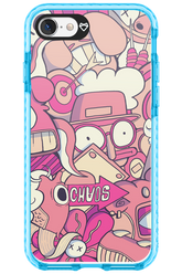 Coral Chaos - Apple iPhone 8