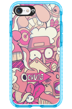 Coral Chaos - Apple iPhone 8