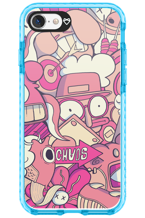Coral Chaos - Apple iPhone 8