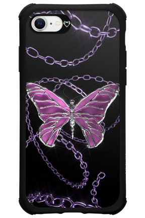 Butterfly Necklace - Apple iPhone SE 2020