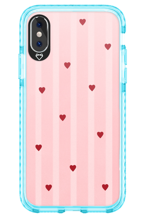 Red Little Hearts 2.0 - Apple iPhone XS