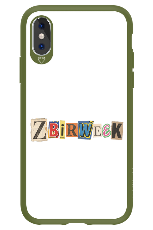 Zbirweek (white) 2.0 - Apple iPhone X