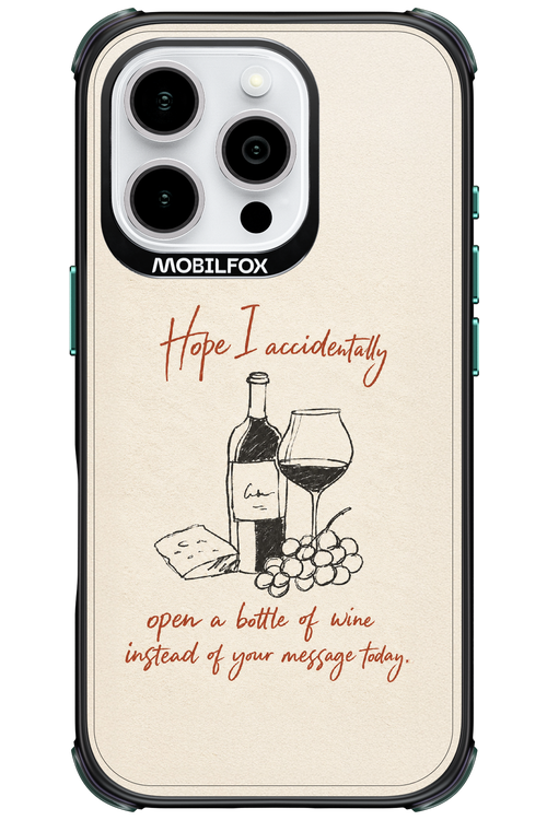 Bottle of wine 2.0 - Apple iPhone 16 Pro