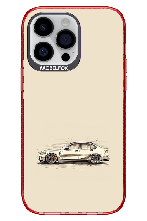 Sketch Car - Apple iPhone 14 Pro Max