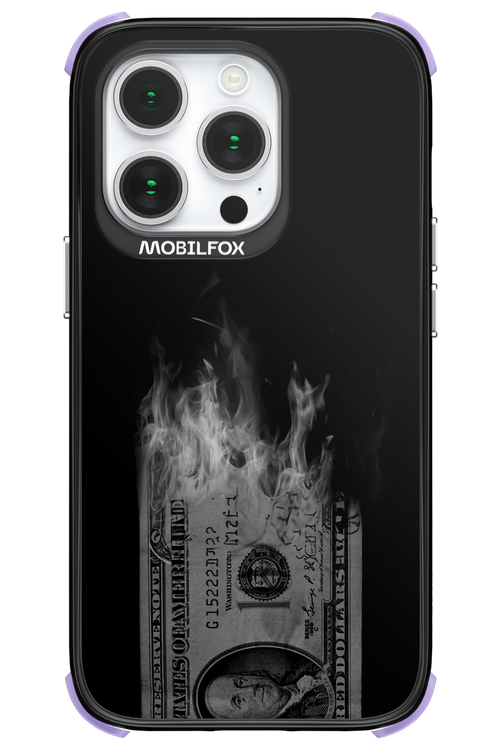 Money Burn B&W 2.0 - Apple iPhone 14 Pro