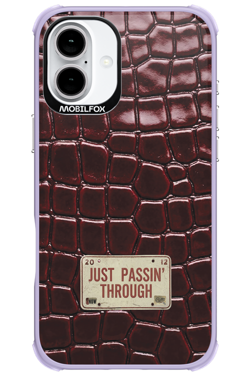 Just passin through 2.0 - Apple iPhone 16 Plus