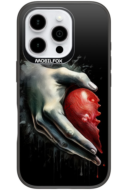 Painted Hearted Left - Apple iPhone 16 Pro