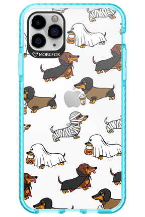 Scary Dachshund (Transparent) - Apple iPhone 11 Pro Max