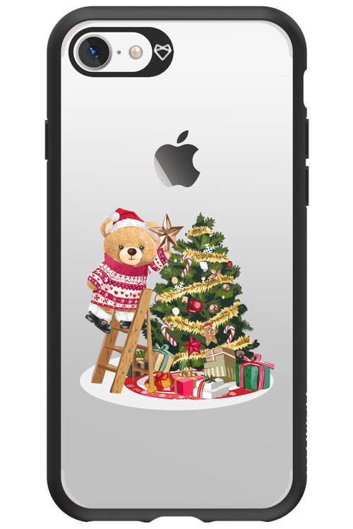 Christmas Bear (Transparent) - Apple iPhone 7