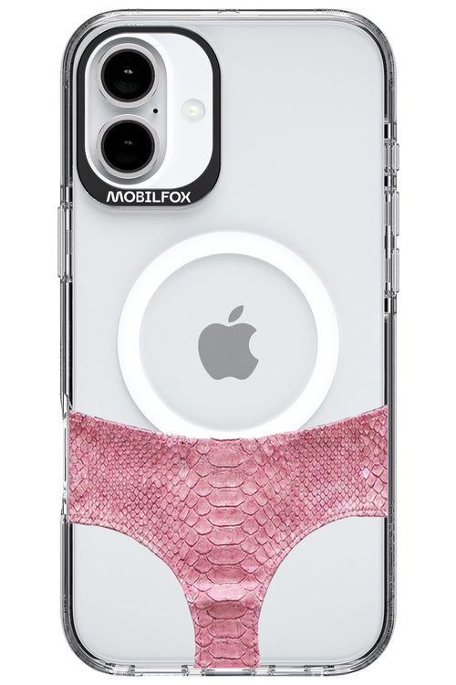 Snake Leather Panties Transparent 2.0 - Apple iPhone 16 Plus