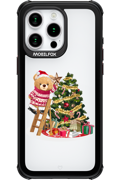 Christmas Bear (Transparent) - Apple iPhone 15 Pro Max