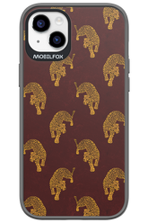 Burgundy Leopard Pattern - Apple iPhone 14 Plus