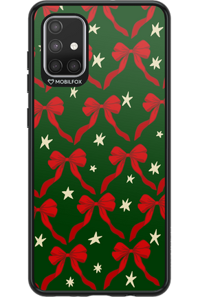 Bow & Stars (Green) - Samsung Galaxy A71