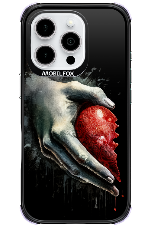 Painted Hearted Left - Apple iPhone 16 Pro