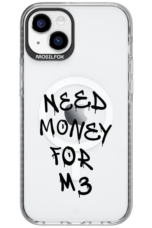 Need M3 Transparent Black - Apple iPhone 15 Plus