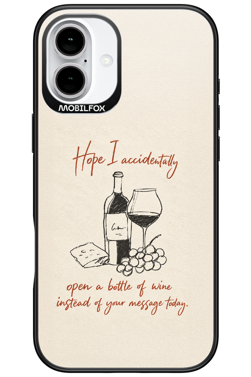 Bottle of wine 2.0 - Apple iPhone 16 Plus