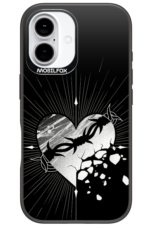 Fehér Szív - Apple iPhone 16