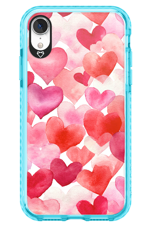 Water Painted Heart 2.0 - Apple iPhone XR