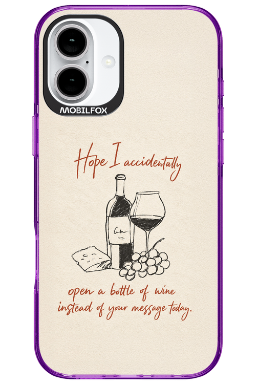 Bottle of wine 2.0 - Apple iPhone 16 Plus