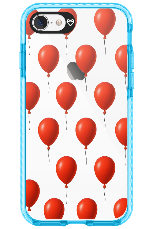 Red Balloons - Apple iPhone 8