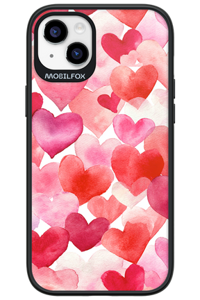 Water Painted Heart 2.0 - Apple iPhone 14 Plus