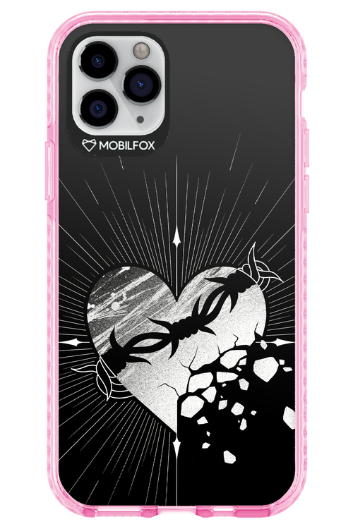 Fehér Szív - Apple iPhone 11 Pro