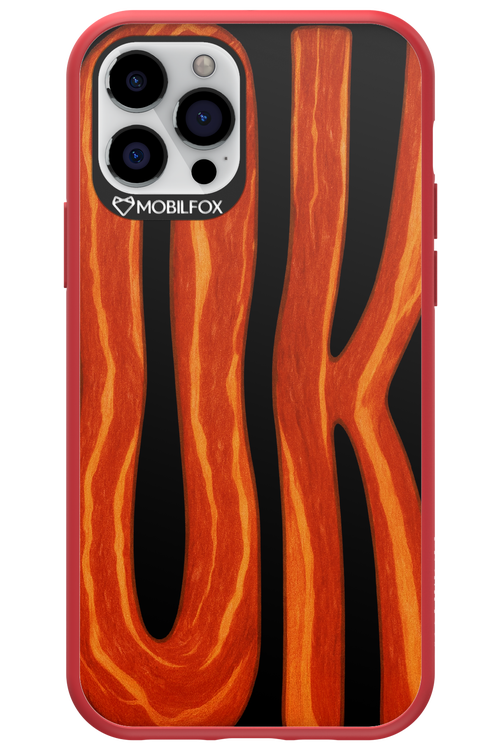 OK (Black-Red) - Apple iPhone 12 Pro