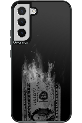 Money Burn B&W - Samsung Galaxy S22+