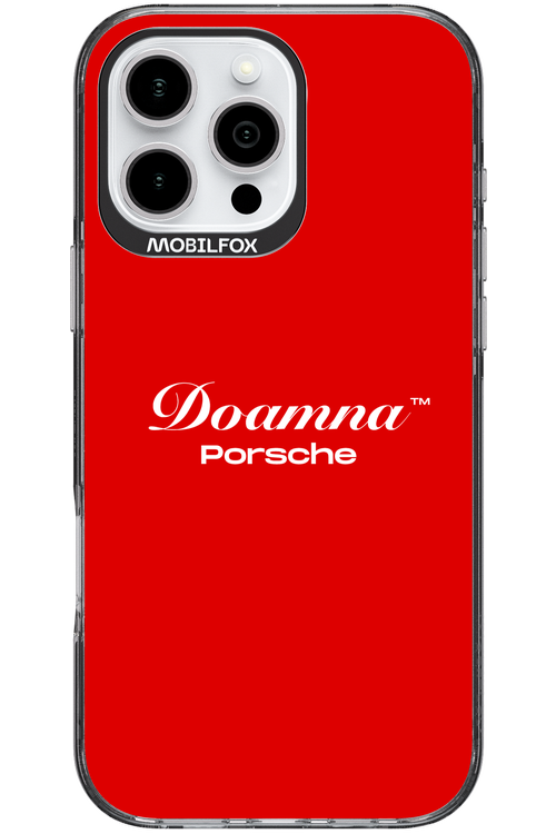 Doamna Porsche (red) - Apple iPhone 16 Pro Max