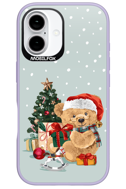 Merry Christmas Bear - Apple iPhone 16