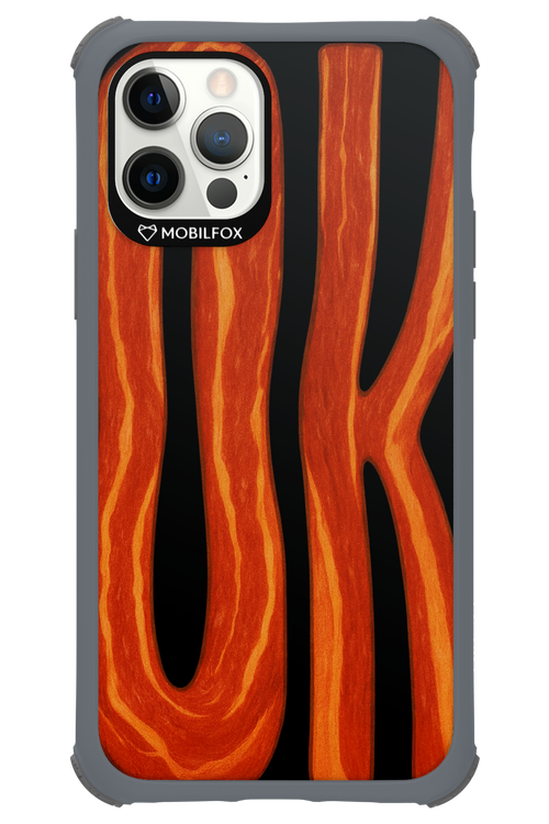 OK (Black-Red) - Apple iPhone 12 Pro