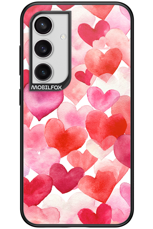 Water Painted Heart 2.0 - Samsung Galaxy S24