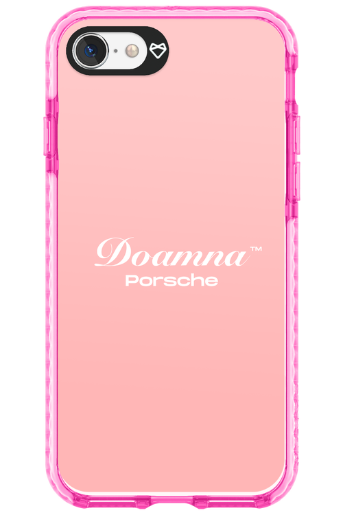Doamna Porsche (pink) - Apple iPhone 8